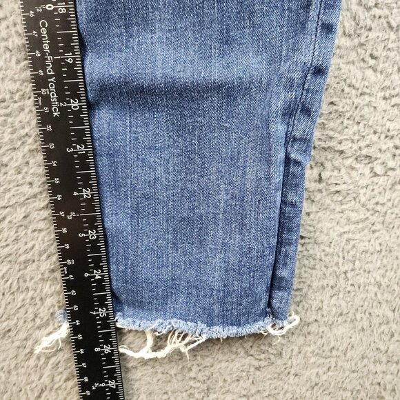 Edwin Bree Jeans Women's Size 26 Deja Blue Classic Straight Leg Mid Rise Ankle - Picture 9 of 12